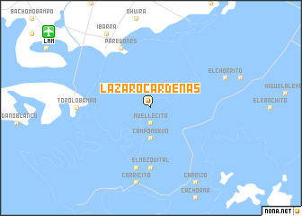 map of Lázaro Cárdenas