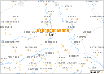 map of Lázaro Cárdenas