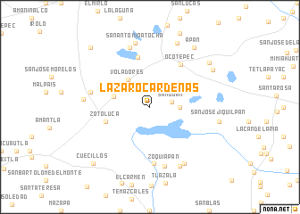 map of Lázaro Cárdenas