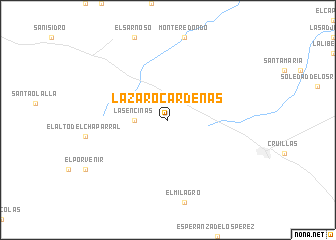 map of Lázaro Cárdenas
