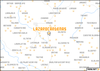 map of Lázaro Cárdenas