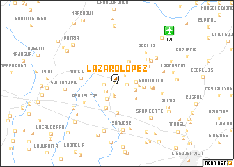 map of Lázaro López