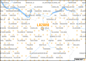 map of Lázaro