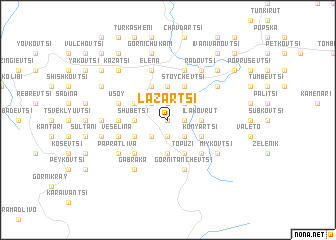 map of Lazartsi