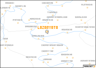 map of Lazaryata