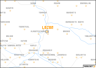 map of Lazar