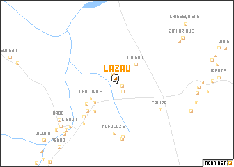 map of Lazau