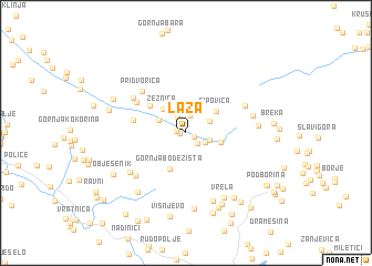 map of Laza