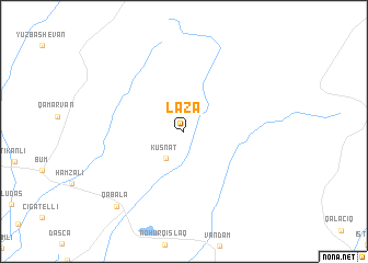 map of Laza