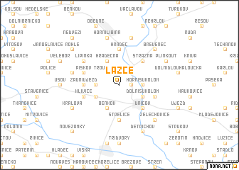 map of Lazce