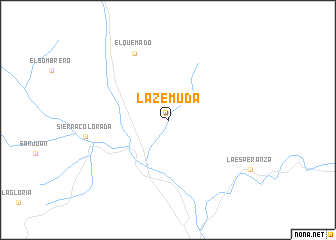 map of La Zemuda