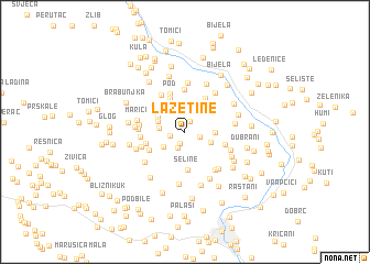 map of Lazetine