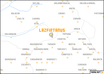 map of Laz-Firtănuş