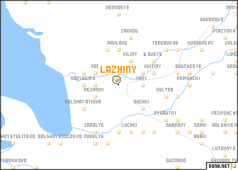 map of Lazhiny