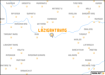 map of Lazi Gahtawng