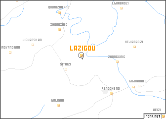 map of Lazigou