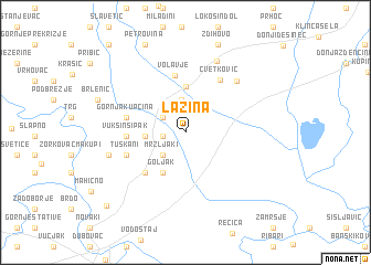 map of Lazina