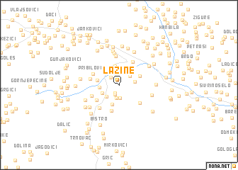 map of Lazine