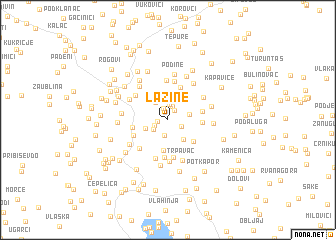 map of Lazine