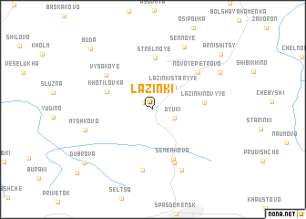 map of Lazinki