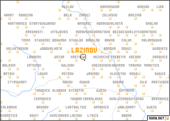 map of Lazinov