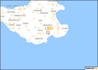 map of Lazi