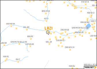 map of Lazi