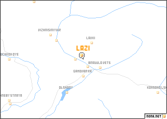 map of Lazi