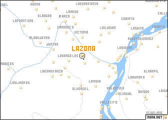 map of La Zona