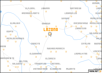 map of La Zona