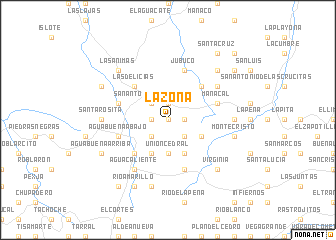 map of La Zona