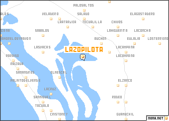 map of La Zopilota