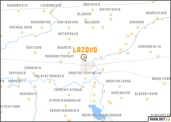 map of Lazovo