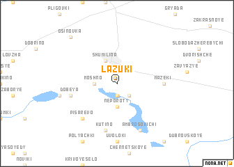 map of Lazuki