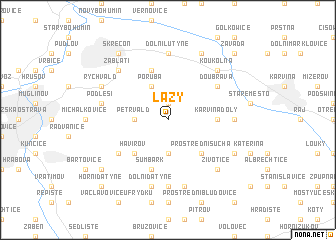 map of Lazy