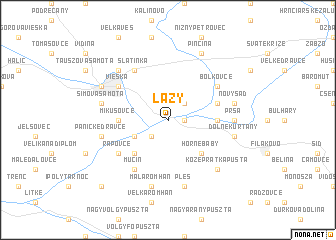 map of Lazy