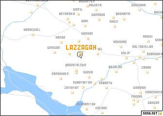 map of Lazzāgah