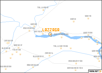 map of Lazzāga