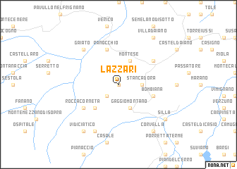 map of Lazzari