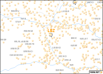 map of Laz