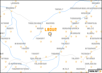 map of Lbour