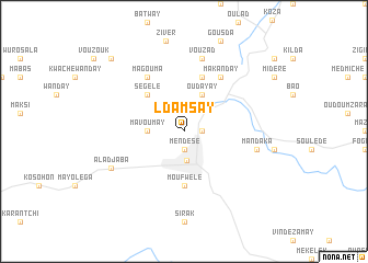 map of Ldamsay