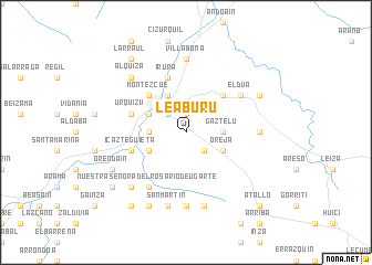 map of Leaburu