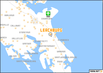 map of Leachburg