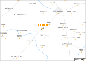 map of Leach