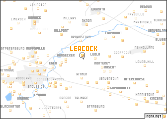 map of Leacock
