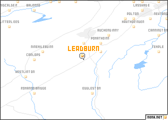 map of Leadburn