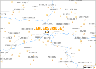 map of Leaderʼs Bridge