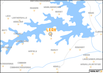 map of Leah