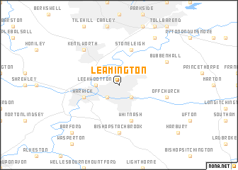 map of Leamington